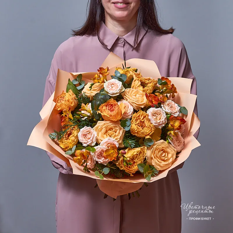 Букет "Медовый поцелуй" Фото «Букет "Медовый поцелуй"»